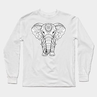 Color Your Own - Elephant Long Sleeve T-Shirt